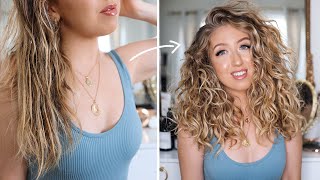 My Wavy/Curly Hair Routine (2B/2C Curls) + Giveaway | Frizz-Free & Natural