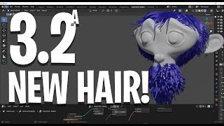 Blender 3.2  - New Hair System!