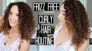 How To Style Curly Hair In Humidity | Frizz-Free Wash Day Routine