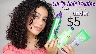Affordable Curly Hair Routine With Products Under $5 (Drugstore)