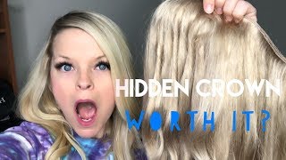 Are Hidden Crown Halo Extensions Worth It? Hair On A Wire????