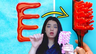 Testing 5 Minute Crafts Hot Glue Hair Brush... + Story Time