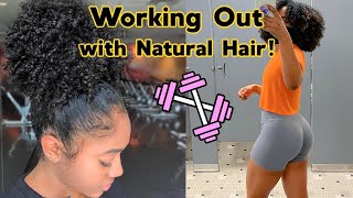 ️‍♀️Working Out With Natural Hair!! (My Top Tips)!| Exercising With Curly Hair