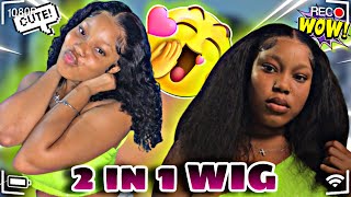 I Love This Wig!! Versatile 2-In-1+13*6.5 Lace Frontal Wig| No Work Needed Ft Geniuswigs