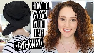 How To Plop Curly Hair + The Ultimate Hair Towel Giveaway