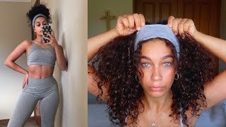 Hack: Preserving Curly Hair At The Gym Or Dance Class/My Workout Routine | Jayme Jo
