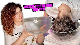 Is The Viral Bowl Method Damaging To Curly Hair? (Watch This Before You Try)