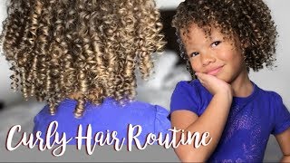 Curly Hair Routine | Kid Friendly!