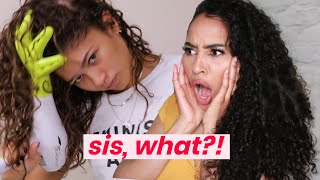 Sis, What?! Zendaya'S Curly Hair Routine Reaction