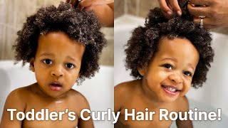 Toddler'S Easy Curly Hair Routine Boys | Latoya Ebony