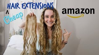 Affordable Hair Extensions From Amazon || Try On And Review