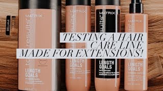 Testing Matrix'S Hair Care Line For Extensions!