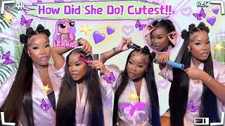 This Hd Lace Wig Looks Bomb!Invisible Lace + Silky Hair | Bantu Knots #Ulahair Review