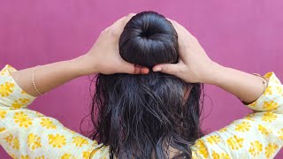 New Bun Hairstyle For Wedding And Party || Trending Hairstyle || Party Hairstyle || Updo