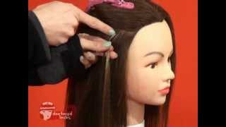 How To Install Tipped Hair Extensions With Shrinkies