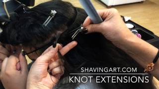 How To Knot Hair Extensions - Tied Hair Extensions