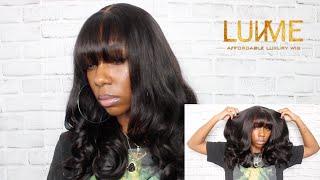 Curtain Bang Hd 13X4 Undetectable Lace Body Wave Wig | Luvme Hair
