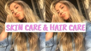 My Night Time Skin Care & Hair Care Routine! | Maddie Woods