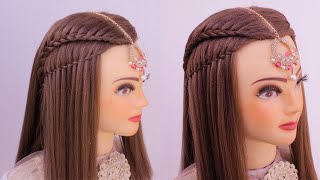 Special Occasion Hairstyle L Pretty Open Hairstyles For Girls L Wedding Hairstyles L Easy Hairstyles