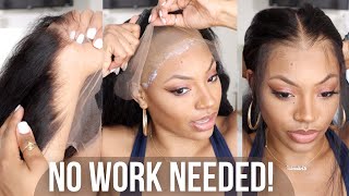 *New* Skin Melt Lace Wig Undetectable Invisible Lace. Wet N Wavy Ft. Geniuswigs