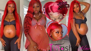 I Tried A Viral Hair Trend & Went Rihanna Red  | Tinashe Hair