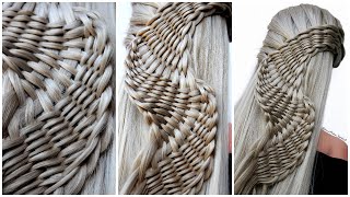  New Unique Hairstyle For Wedding And Party || Rope Waterfall Braids | Trending Hairstyle