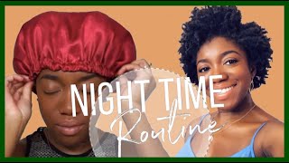 Hair! Quick, Easy Nighttime Routine For Short 4C Natural Hair