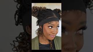 Trying This Trending Feed-In Box Braid Wig! Wow! | Mary K. Bella #Shorts #Amazonwigs