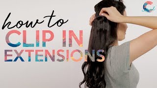 Hair Extension 101: Clip In Extensions How To