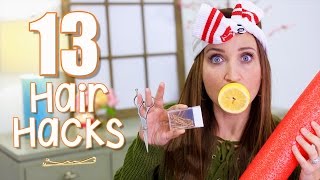 13 Hair Hacks Every Girl Should Know | Cute Girls Hairstyles