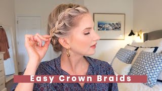 Crown Braid Tutorial For Short Hair
