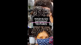Wash And Go On Natural Hair With Different Textures