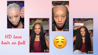 5X5 Hd Lace Wig Review! #Ulahair Hot Sale Deep Wave Wig | Who Loves Thick Full Hair?
