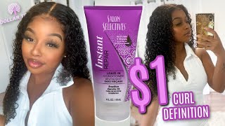 $1 Curl Definition! 5X5 Hd Lace Curly Wig Install! Invisible Skin Melt! Ft. Supernova Hair