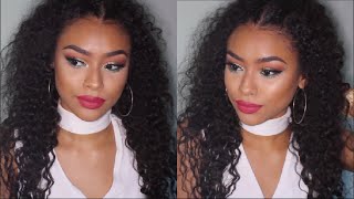 Double Braided Hairstyle | Curly Hair Tutorial | Kiara Consuelo