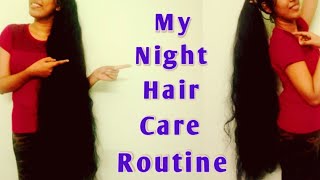 My Night Hair Care Routine // Hair Care