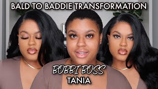 Glueless Wig Install  Bobbi Boss Synthetic Hair 13X4 Deep Hd Lace Wig - Mlf244 Tania | Divatress