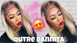 Outre Hd Lace Front Wig Perfect Hairline Fully Hand-Tied 13X4 Lace Wig Dannita | Samsbeauty.Com