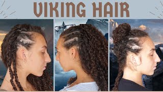 Vikings Hairstyle Tutorial | Warrior Hairstyles With Twists And Braids For Natural Hair