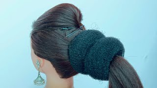 New Juda Hairstyle For Girls || Latest Hairstyle || Simple Women Hairstyle || Party Bun Hairstyle ||