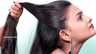 Trendy Hairstyle For Medium Hair Girls | Easy Hairstyle Using Trick | Hairstyle For All Occasions