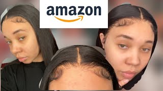 Cheap Amazon Hd Lace Front Wig|| 13X4 18 Inch Lace Front Wig Install