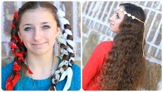 No-Heat Bandana Curls | Overnight Hairstyles