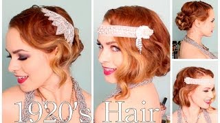 1920'S Faux Bob, And Updo Tutorial!!
