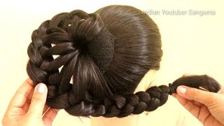 Beautiful Juda Hairstyle For Wedding And Party || Trending Hairstyle || Party Hairstyle || Hairstyle
