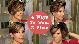 How To Style A Pixie Cut 4 Ways: Messy, Feminine, Curly Bob & More! | Dominique Sachse