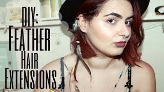 Diy: Feather Hair Extensions