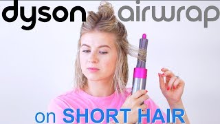 Dyson Airwrap Curls On Short Hair | Milabu