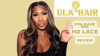 This 5X5 Hd Lace Closure Pre-Made Wig Is Giving A Melt!!! Ula Hair Review
