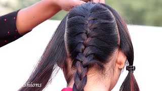 Stylish Hairstyle | Fish Braid Hairstyle For Girls | Hair Style Girl | New Trendy Open Hairstyles